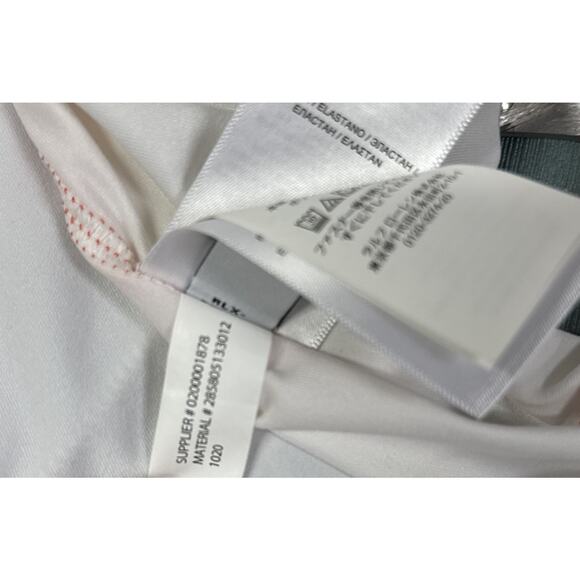 RLX Ralph Lauren TPC Sawgrass Quarter Zip Performance Top White Orange Women S - Picture 12 of 12